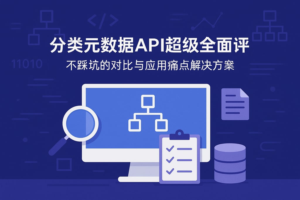 分类元数据 API超级全面测评，不踩坑的对比与应用痛点解决方案
